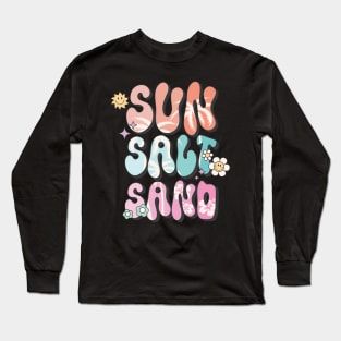 Retro Sun salt sand Long Sleeve T-Shirt